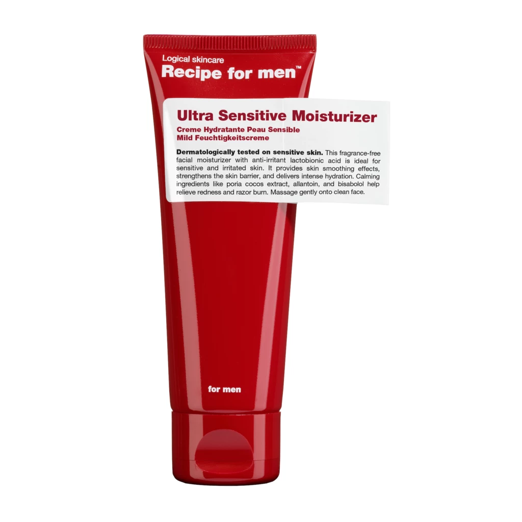 Recipe For Men - Ultra Sensitive Moisturizer Day Creme 75 ml på KICKS.se