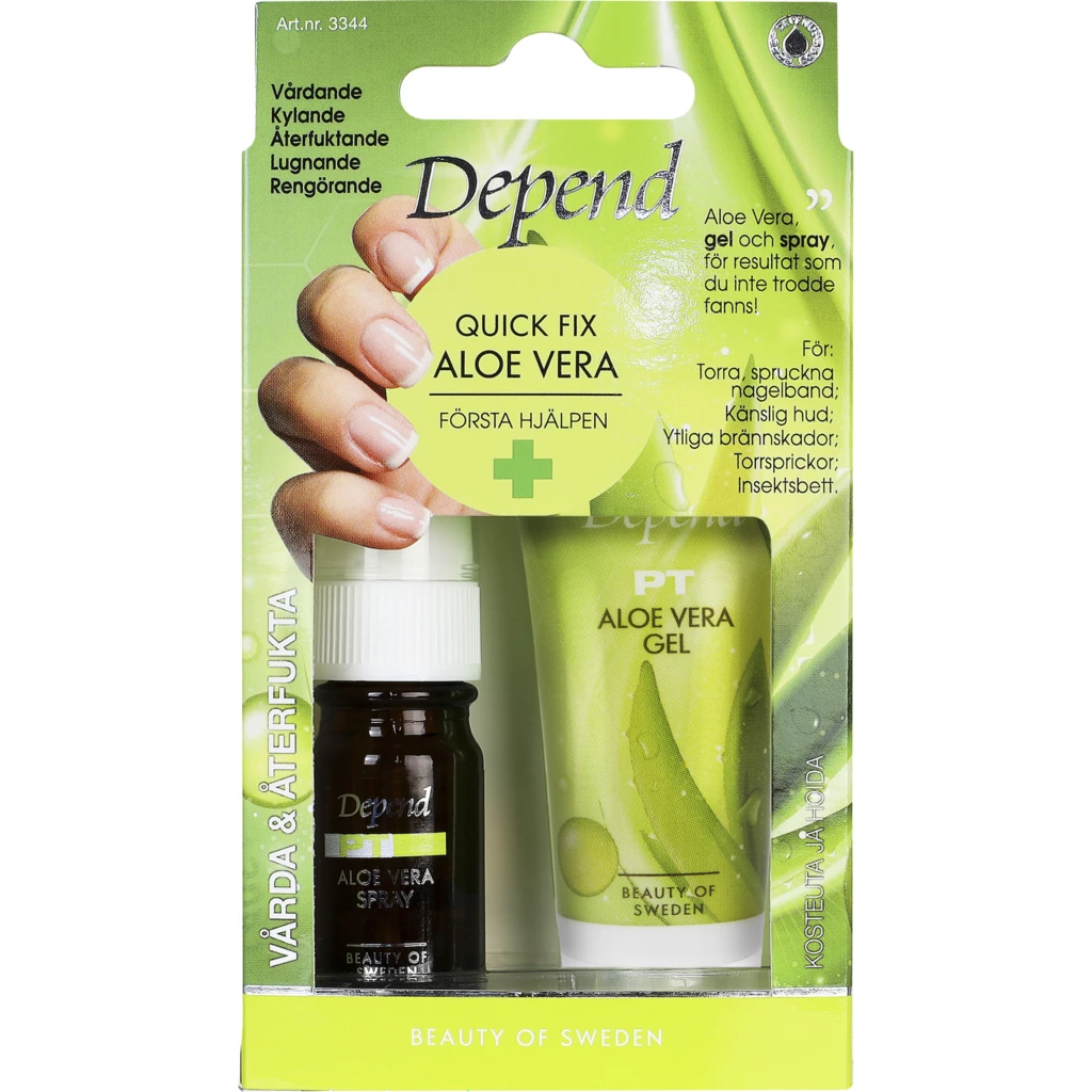 Depend - Nail Care Aloe Vera Quick Fix på KICKS.se