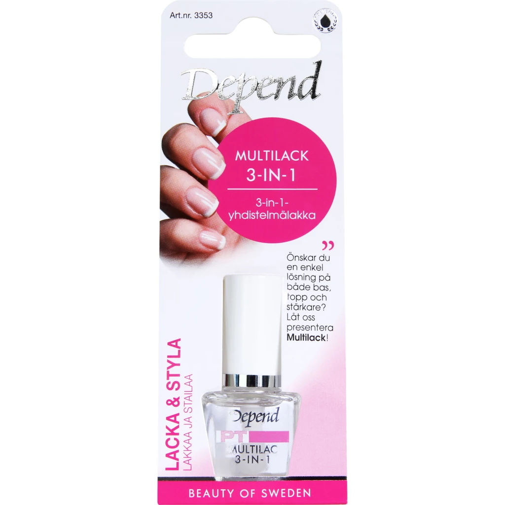 Depend - Nail Care Multi 3-In-1 Nail Care Multi 3-in-1osoitteessa Kicks.fi