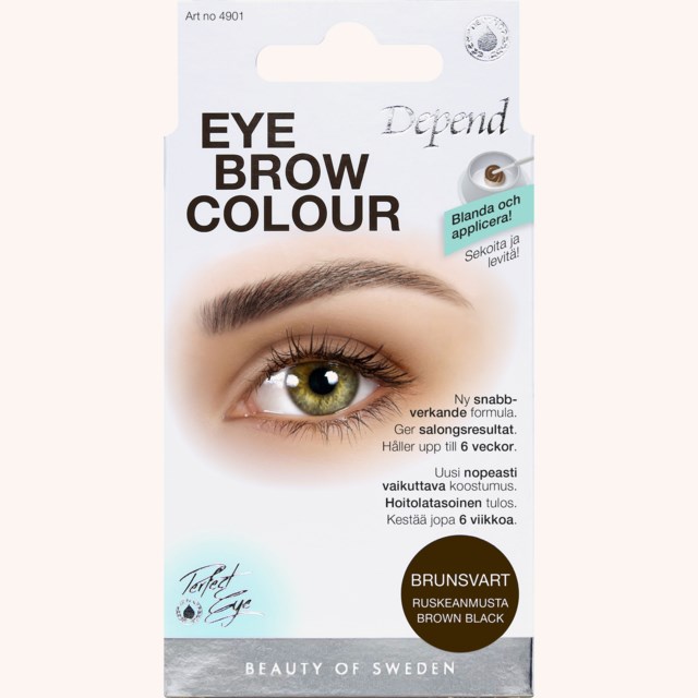 Eyebrow Colour Brown black Eyebrow Colour Brown black