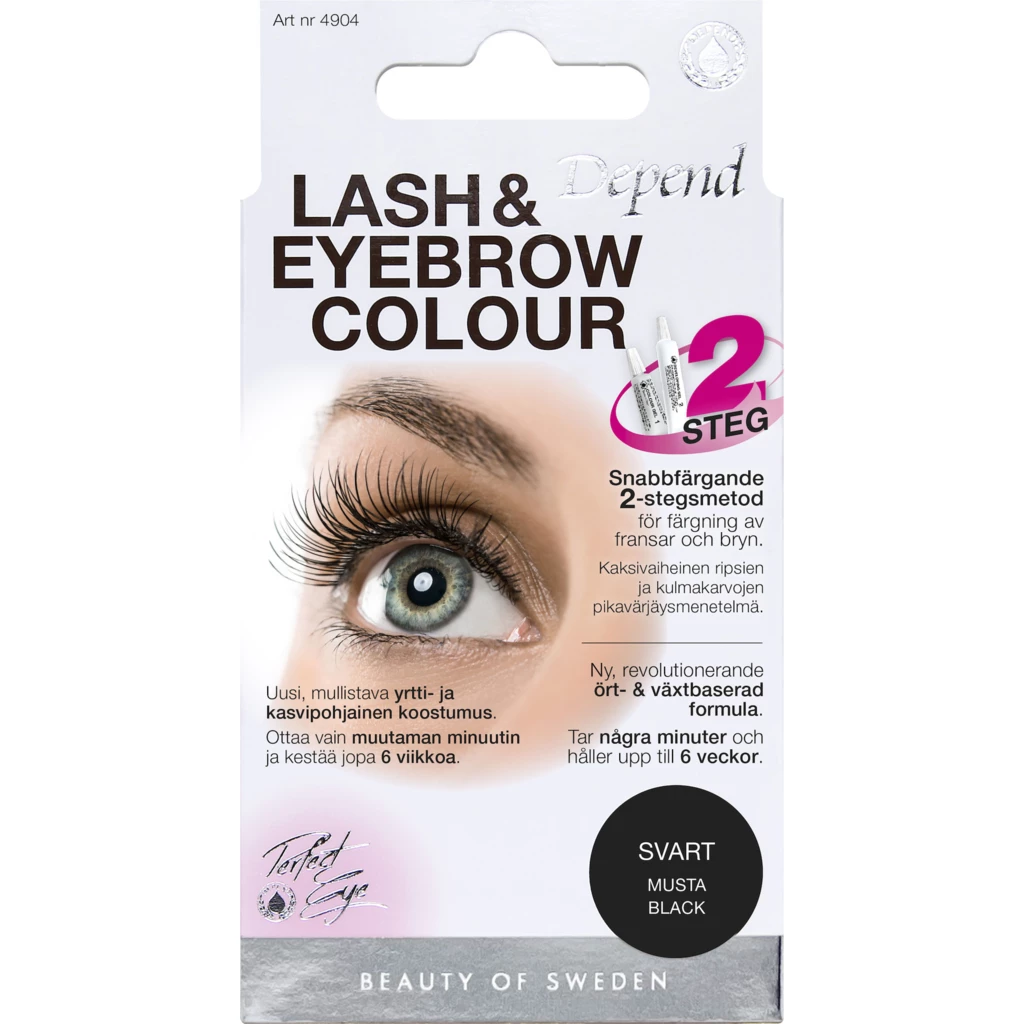 Depend - Lash & Eyebrow Colour Black på KICKS.se