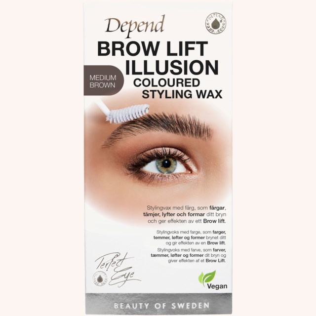 Perfect Eye Brow Illusion Wax Medium Brown Perfect Eye Brow Illusion Wax Medium Brown