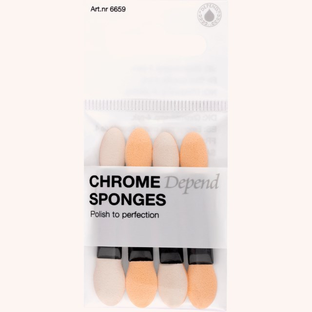 Chrome Sponges 4-pack Nail Decoration Chrome Sponges 4-pack Nail Decoration
