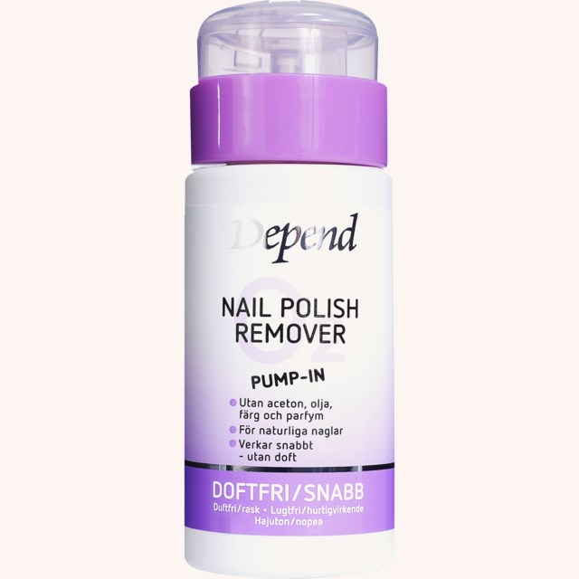 O2 Purple Pump-In Nail Polish Remover 125 ml O2 Purple Pump-In Nail Polish Remover 125 ml