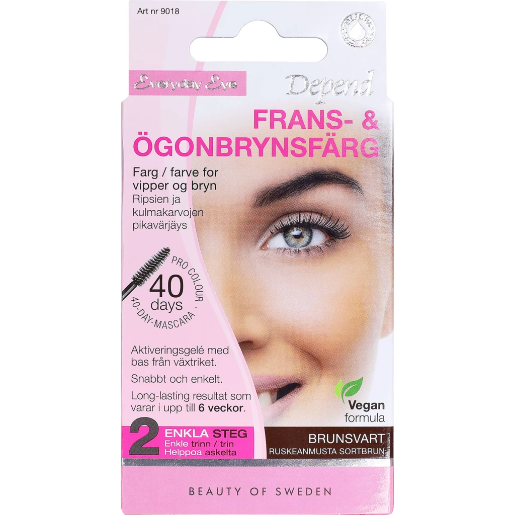Depend - Everyday Eye Permanent Lash & Eyebrow Color Brown/Black på KICKS.se