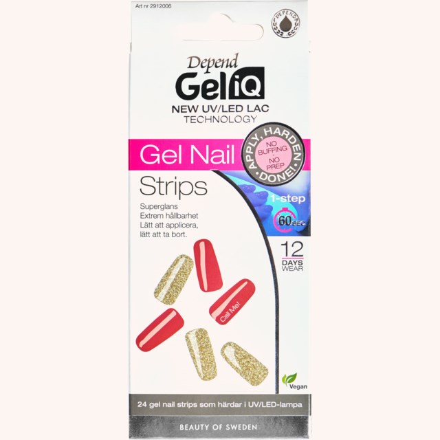 Gel iQ Gel Nail Strips Semi Cured 006 Call Me!
