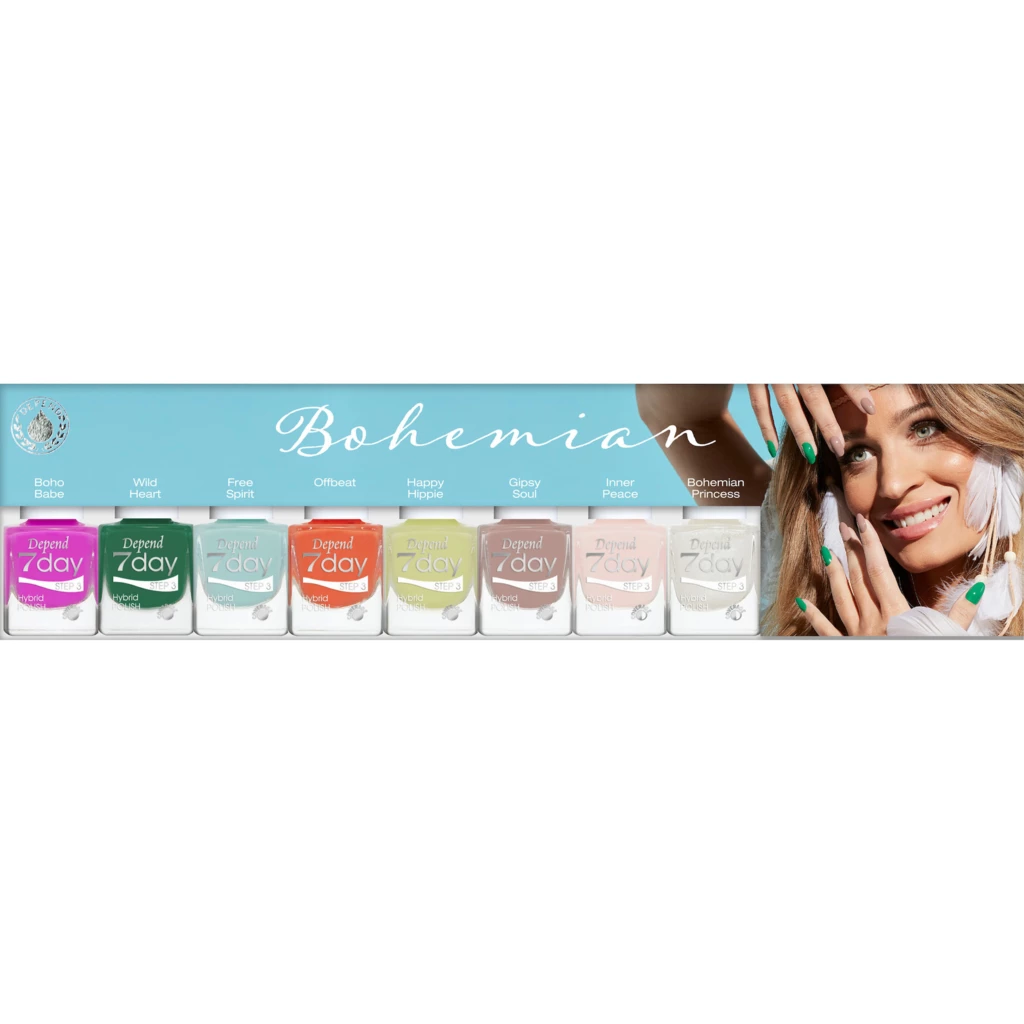Depend - Sunkissed Summer 2021 7 Day Nail Polish Box på KICKS.se