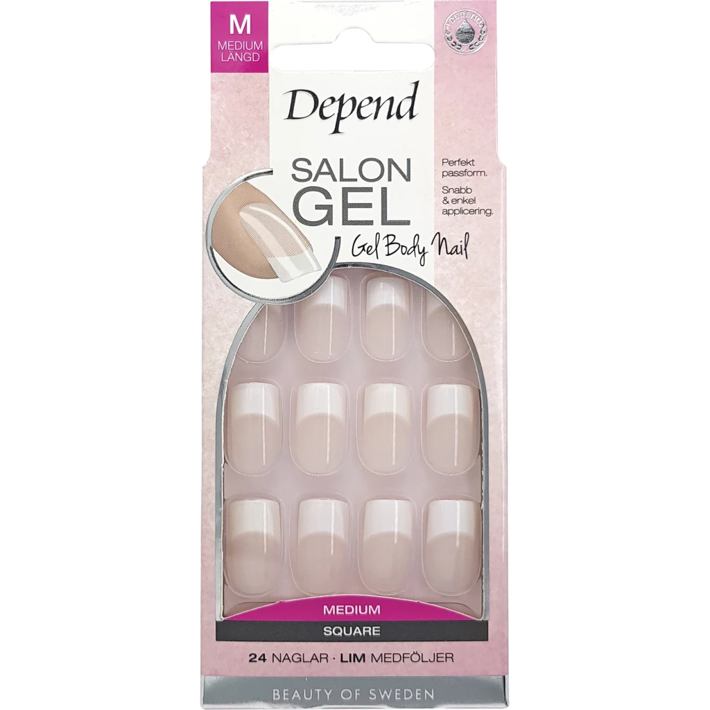 Depend - Salon Gel Medium Square Nude på KICKS.se