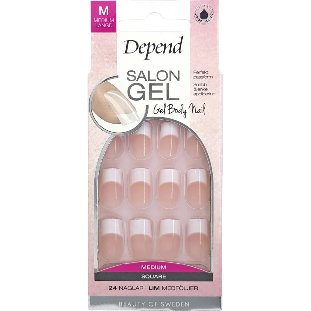 Depend - Salon Gel Medium Square Pink på KICKS.se