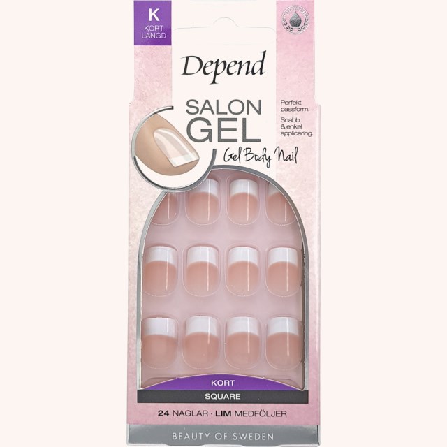 Salon Gel Short Square Pink Salon Gel Short Square Pink