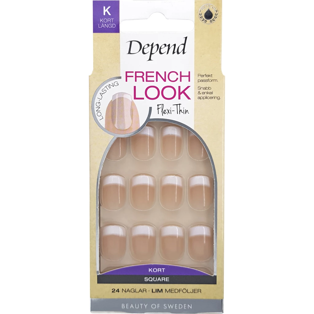 Depend - French Look Short Square Beige på KICKS.no