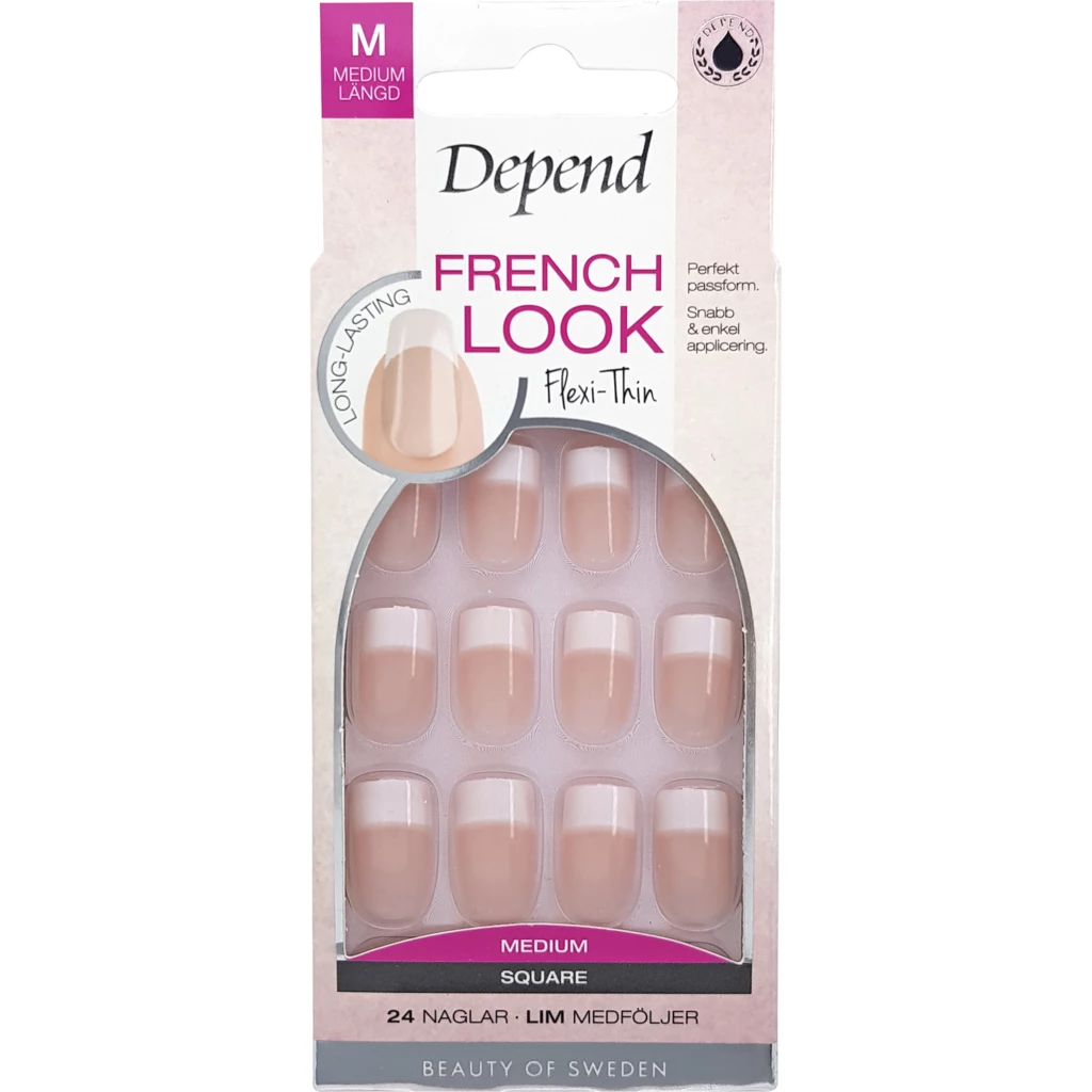 Depend - French Look Medium Square Pink på KICKS.se