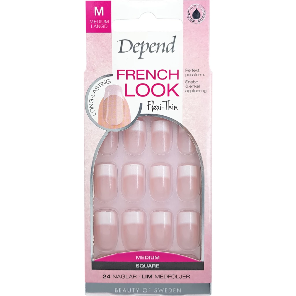 Depend - French Look Medium Square Pink Shimmerosoitteessa Kicks.fi