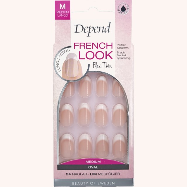 French Look Oval Pink French Look Oval Pink