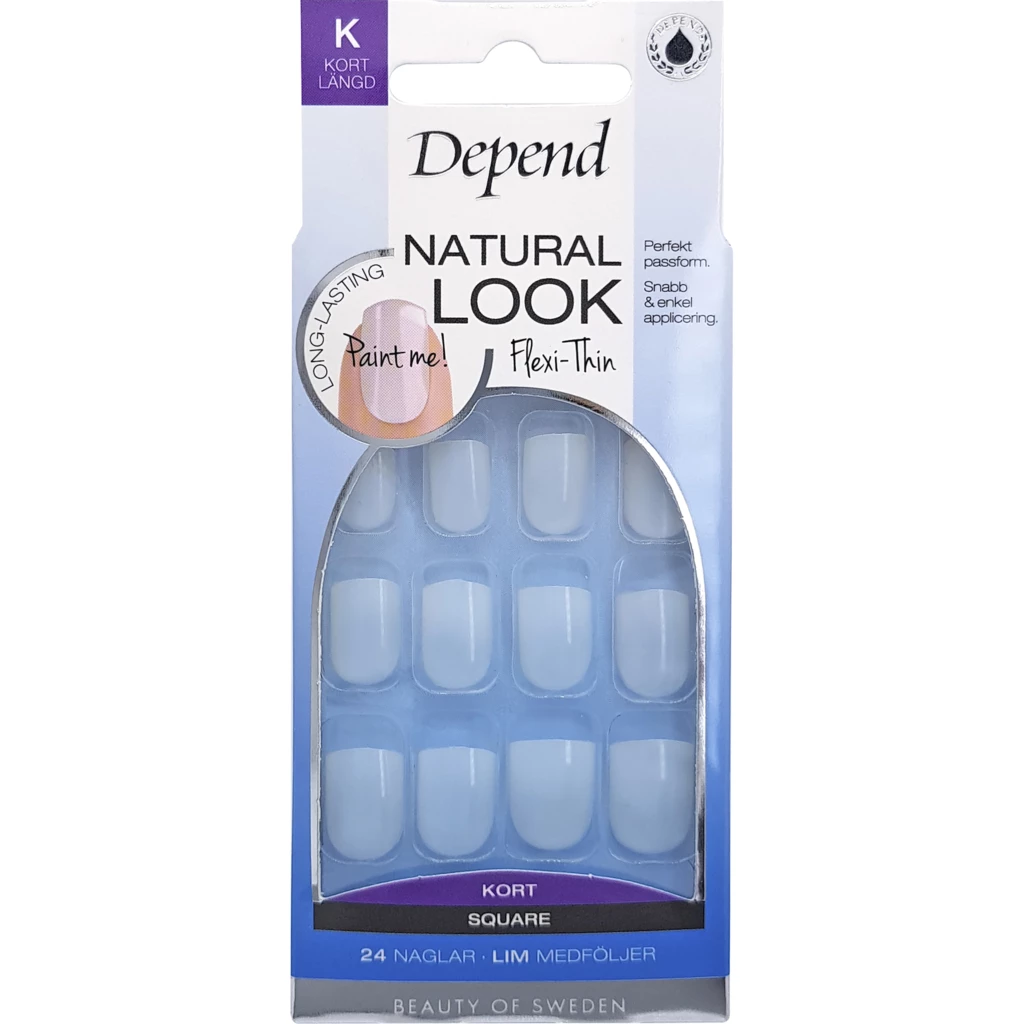 Depend - Natural Look Short Square på KICKS.no