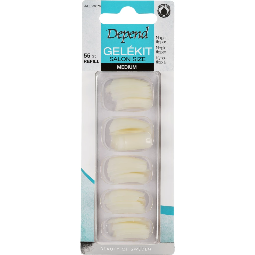 Depend - Refill Nail Tips Medium Square på KICKS.se