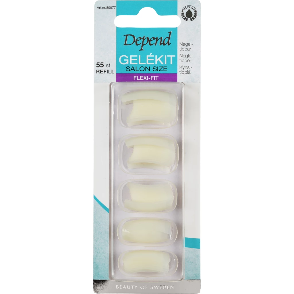 Depend - Nail Tips Gel Kit Refill Salon Size på KICKS.se