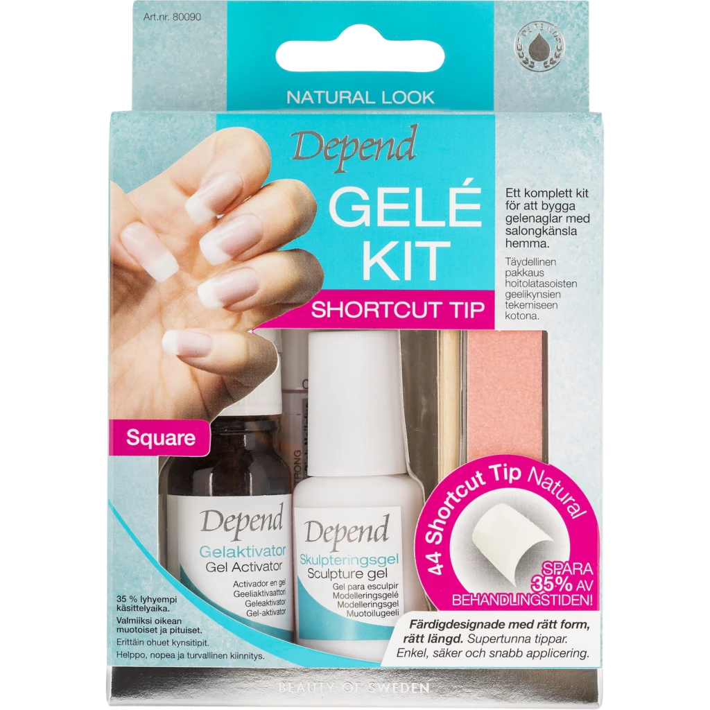 Depend - Gel Kit French/Natural Look på KICKS.no