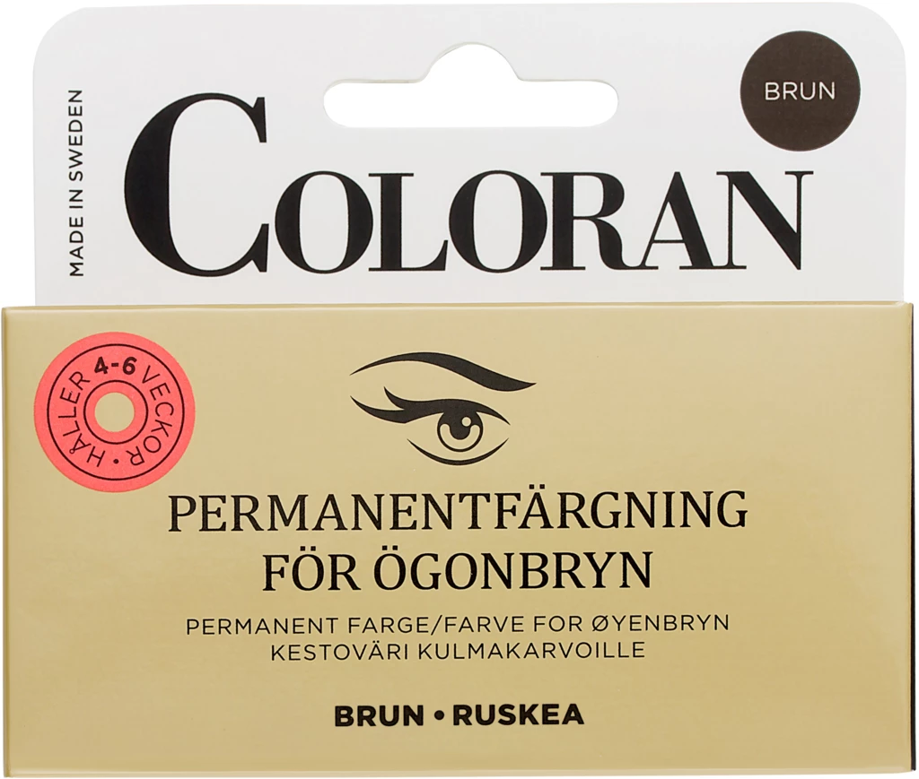 Coloran - Coloran Permanent Eyebrow Color Brown på KICKS.se
