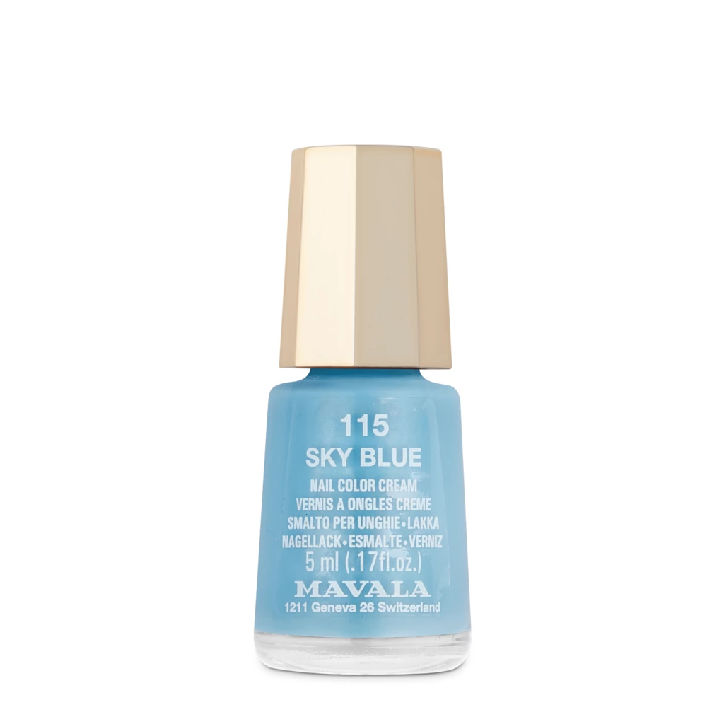Mini Nail Polish Color Block Collection Sky Blue
