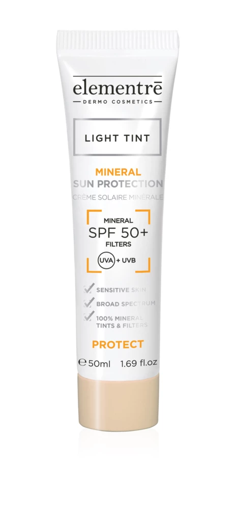 elementrē - Mineral Sun Protection SPF50+ Light 50 ml på KICKS.se