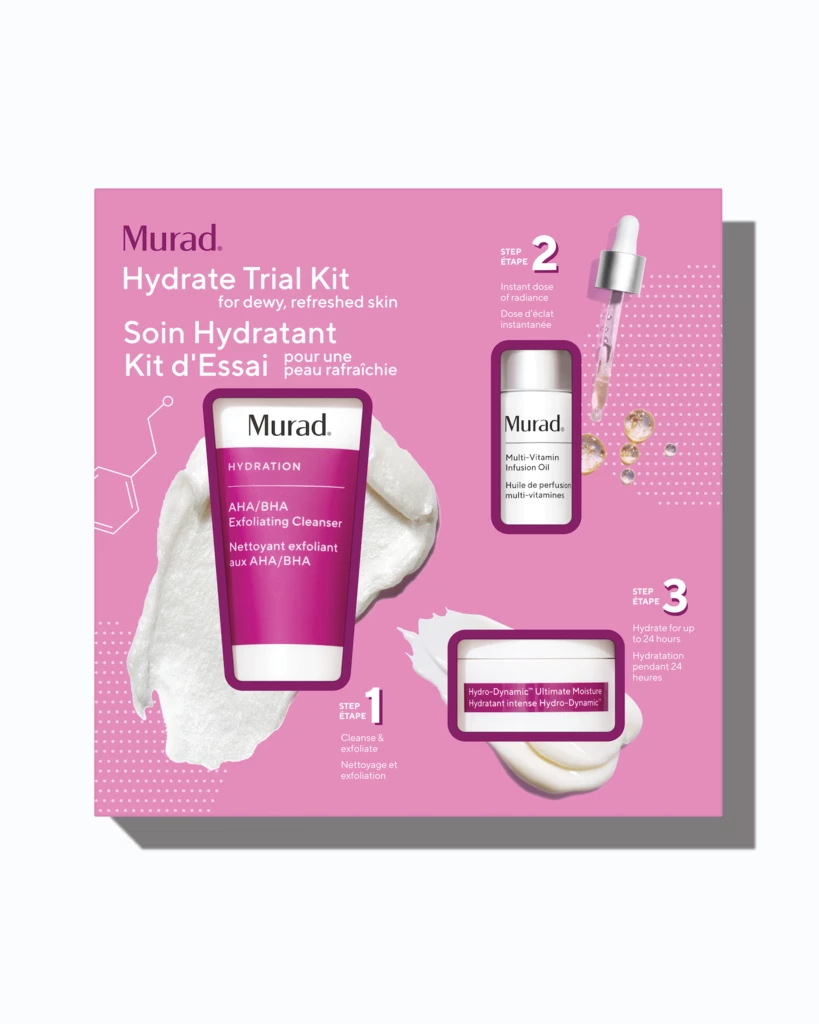 Murad - Hydrate Trial Kit For Dewy, Refreshed Skin 85 ml på KICKS.se