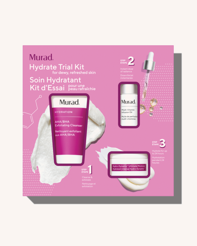 Hydrate Trial Kit For Dewy, Refreshed Skin 85 ml Hydrate Trial Kit For Dewy, Refreshed Skin 85 ml