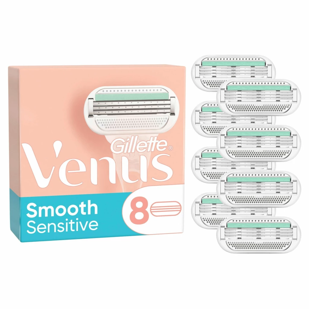 Gillette - Smooth Sensitive Razor Blades 8 pack på KICKS.se