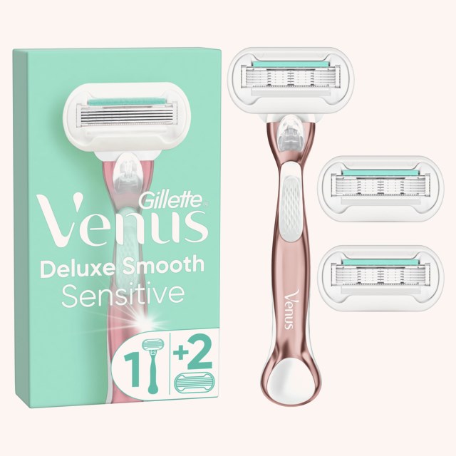 Deluxe Smooth Sensitive Razor + 2 Blades Deluxe Smooth Sensitive Razor + 2 Blades