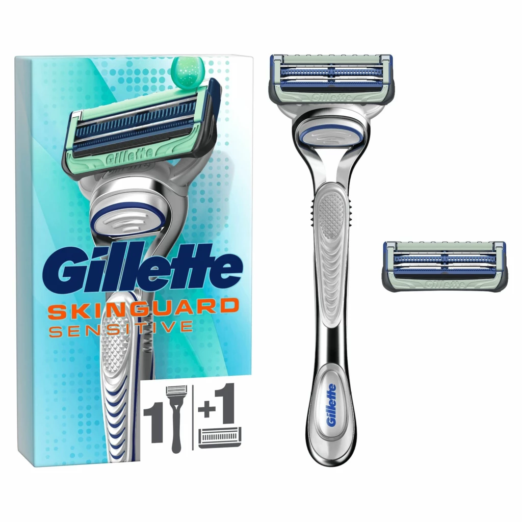 Gillette - Skinguard Sensitive Aloe Razor på KICKS.no