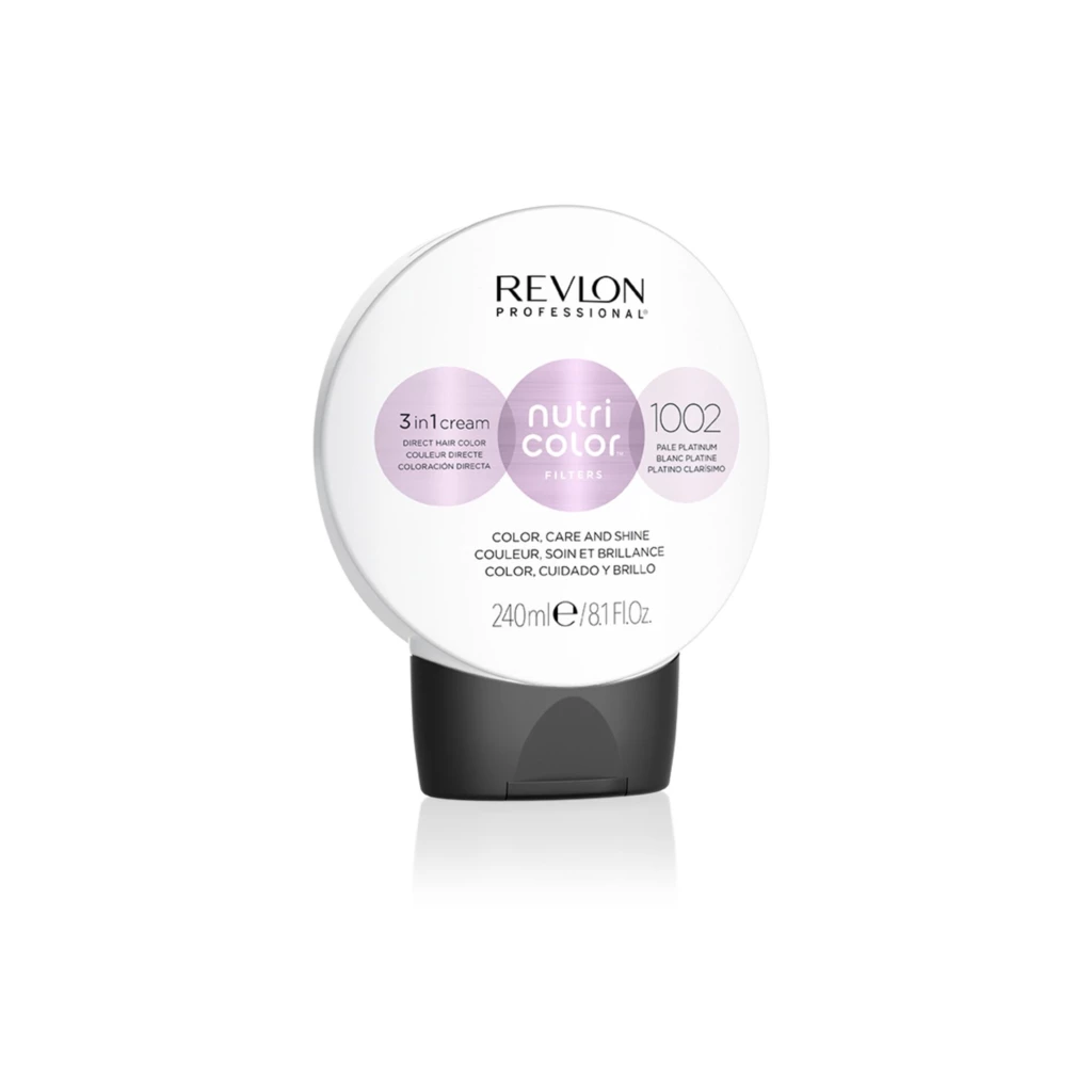 Revlon Professional - Nutri Color Filters Toning 1002 Pale Platinum 240 ml på KICKS.no