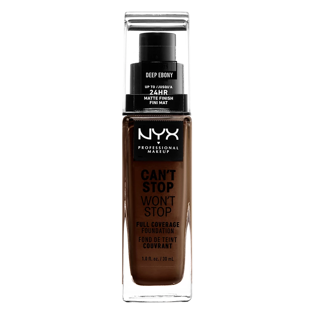 NYX Professional Makeup - Can't Stop Won't Stop Foundation Deep Ebony på KICKS.se
