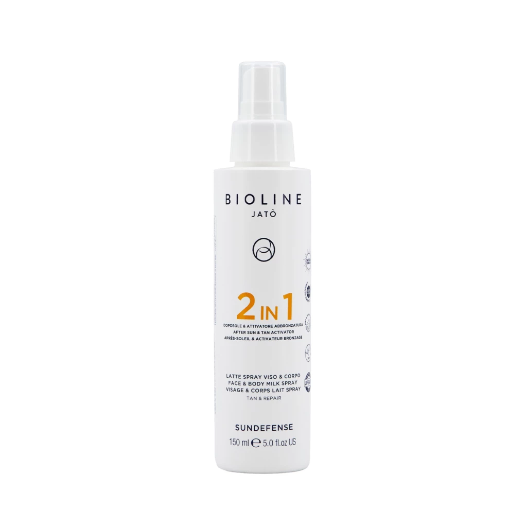 Bioline Jatò - 2 IN 1 After Sun & Tan Activator Face & Body Milk Spray Tan & Repair 150 ml på KICKS.se