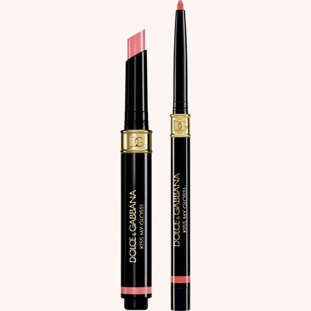 Kiss My Gloss! 4D Gloss Stick & Lip Liner Duo 01 Whisper Kiss My Gloss! 4D Gloss Stick & Lip Liner Duo 01 Whisper