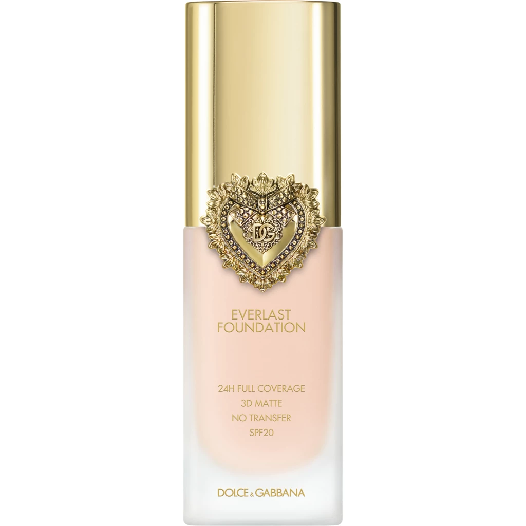 Dolce & Gabbana - Everlast Foundation 24H Full Coverage 3D Matte No Transfer SPF20 1N Light på KICKS.se