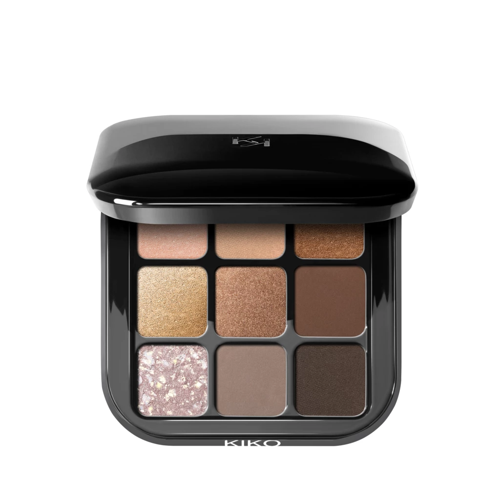 KIKO Milano - Glamour Multi Finish Eye Shadow Palette 01 Earth Tones på KICKS.se