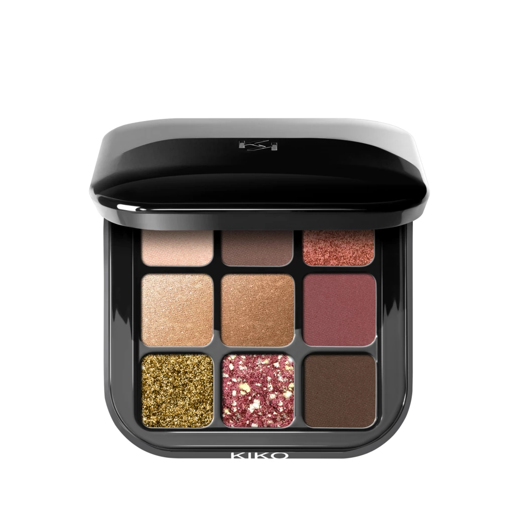 KIKO Milano - Glamour Multi Finish Eye Shadow Palette 03 Burgundy på KICKS.no