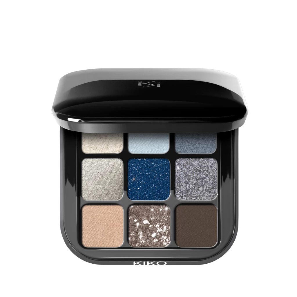 KIKO Milano - Glamour Multi Finish Eye Shadow Palette 05 Blue Variations på KICKS.se