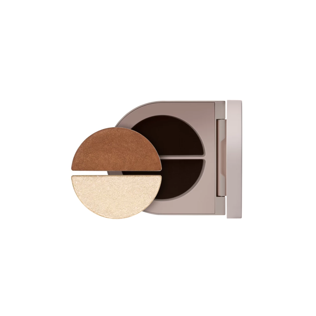 Rose Inc - Duet Eyeshadow Satin Cocoa & White Gold Shimmer på KICKS.se