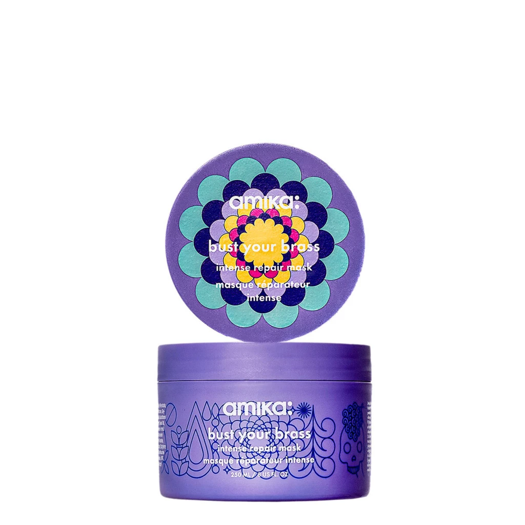 Amika - Bust Your Brass Cool Blonde Intense Repair Mask 250 ml på KICKS.se