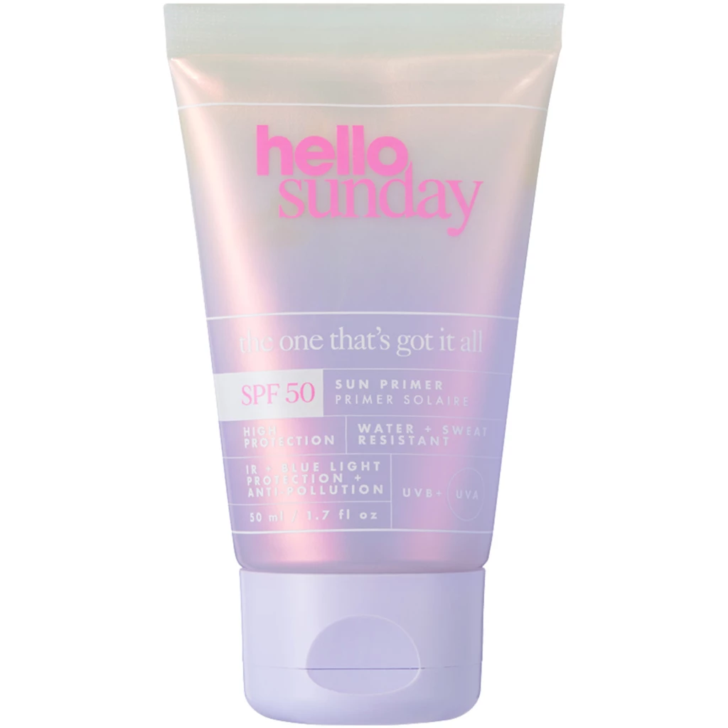 Hello Sunday - The One That's Got It All - Invisible Sun Primer SPF50 50 mlosoitteessa Kicks.fi