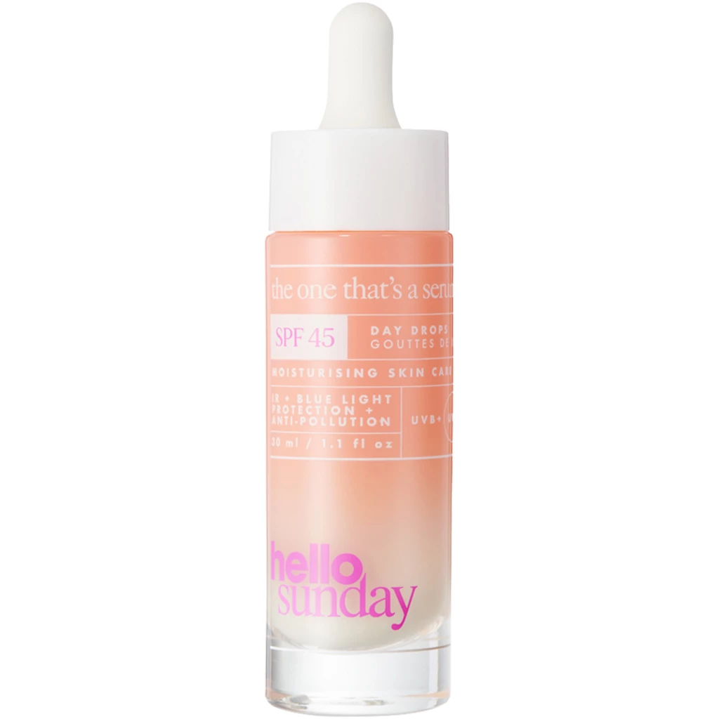 Hello Sunday - The One That's A Serum - SPFDrops SPF45 30 ml på KICKS.no