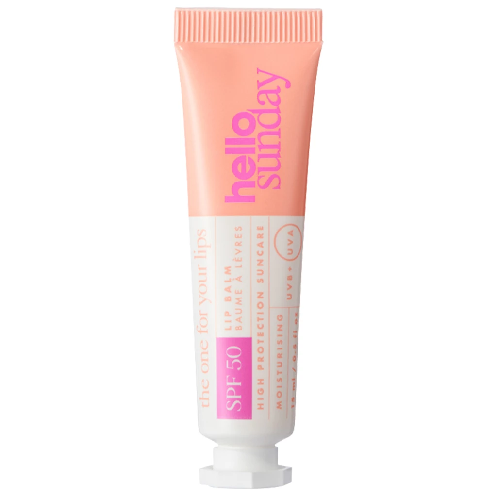 Hello Sunday - The One For Your Lips - Clear Lip Balm Fragrance Free SPF50 15 mlosoitteessa Kicks.fi