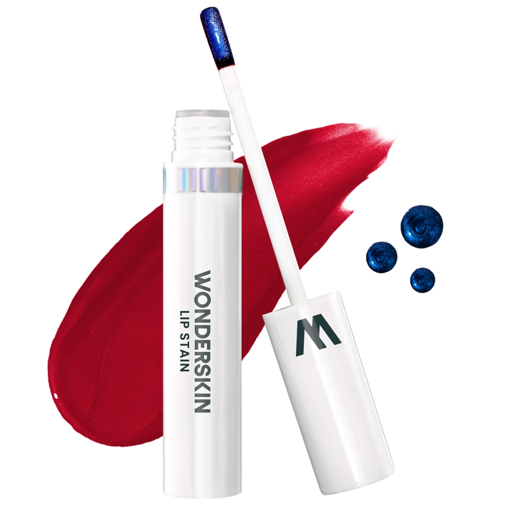 Wonderskin Wonder Blading Lip Stain Masque Divine (Burgundy Red) - 4 ml