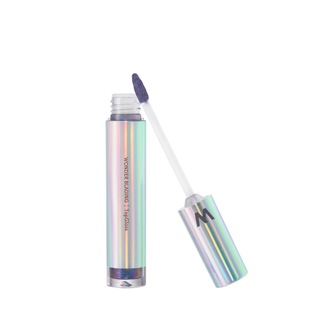 Wonderskin - Wonder Blading Top Gloss Blue Glitter på KICKS.se