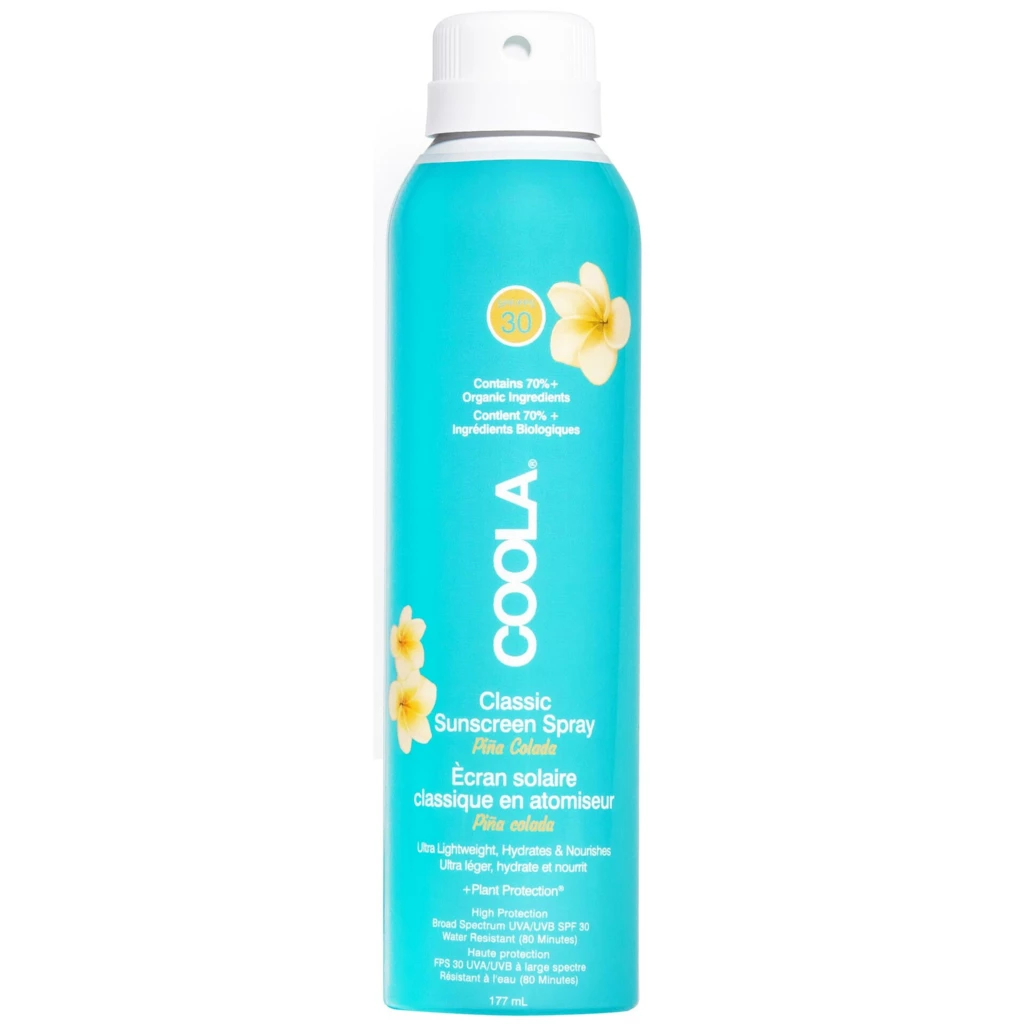 COOLA - Classic SPF30 Body Spray Piña Colada 177 mlosoitteessa Kicks.fi