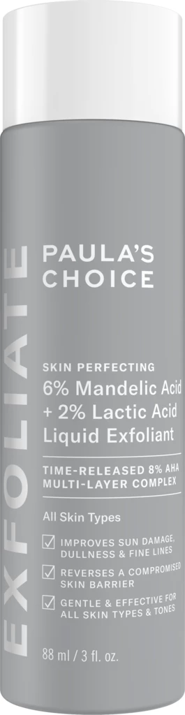 Paula's Choice - Skin Perfecting 6% Mandelic Acid + 2% Lactic Acid Liquid Exfoliant 88 ml på KICKS.se