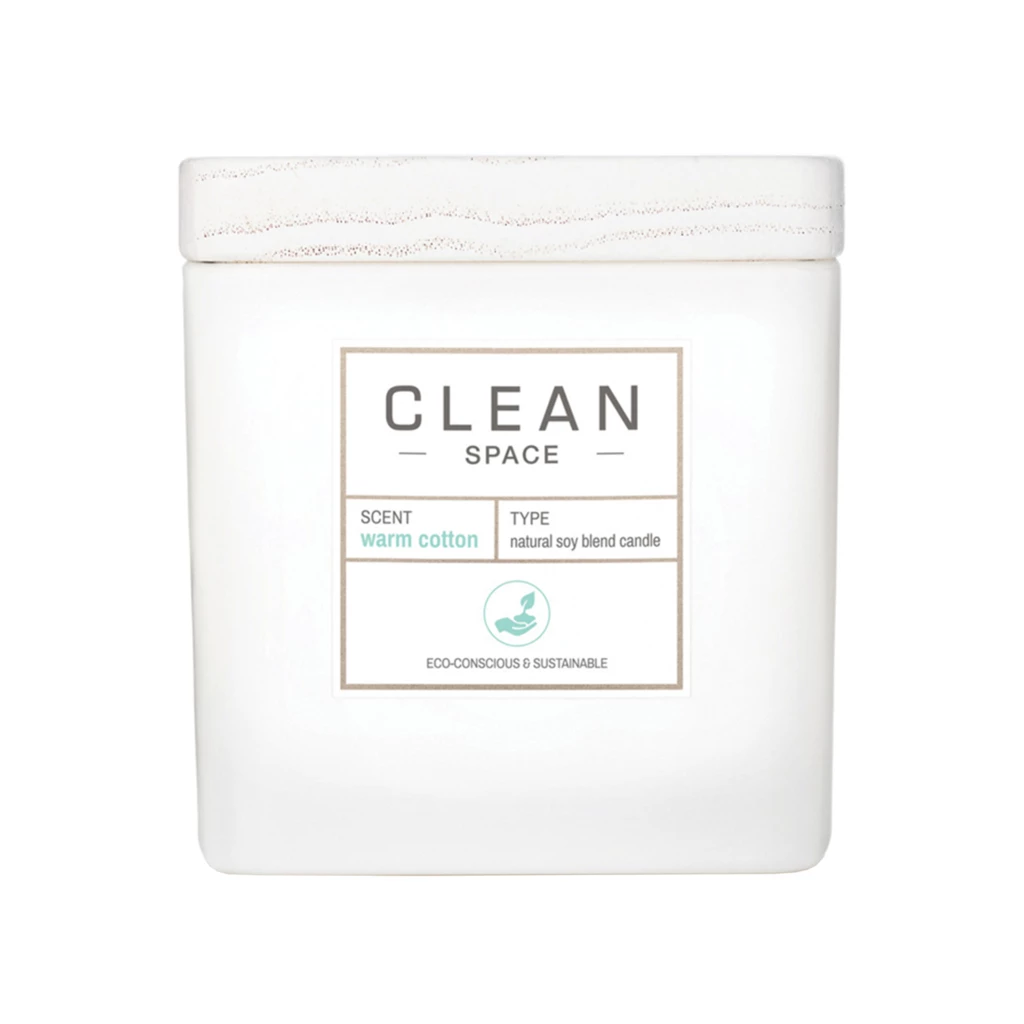 Clean - Space Scented Candle Warm Cottonosoitteessa Kicks.fi