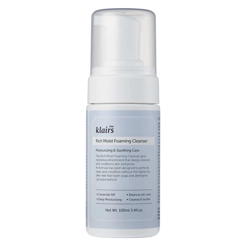 Klairs - Rich Moist Foaming Cleansing Mousse 100 ml på KICKS.no