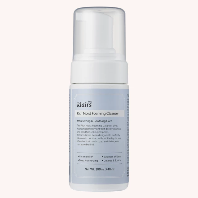 Rich Moist Foaming Cleansing Mousse 100 ml Rich Moist Foaming Cleansing Mousse 100 ml